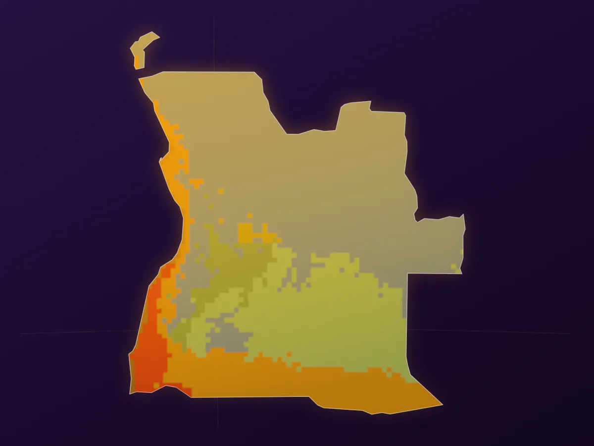 Map of Angola