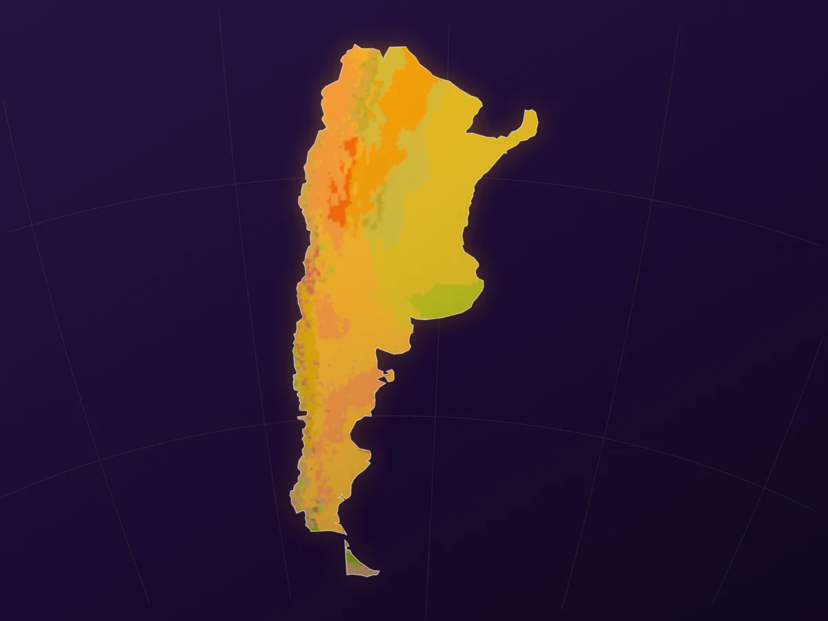 Map of Argentina