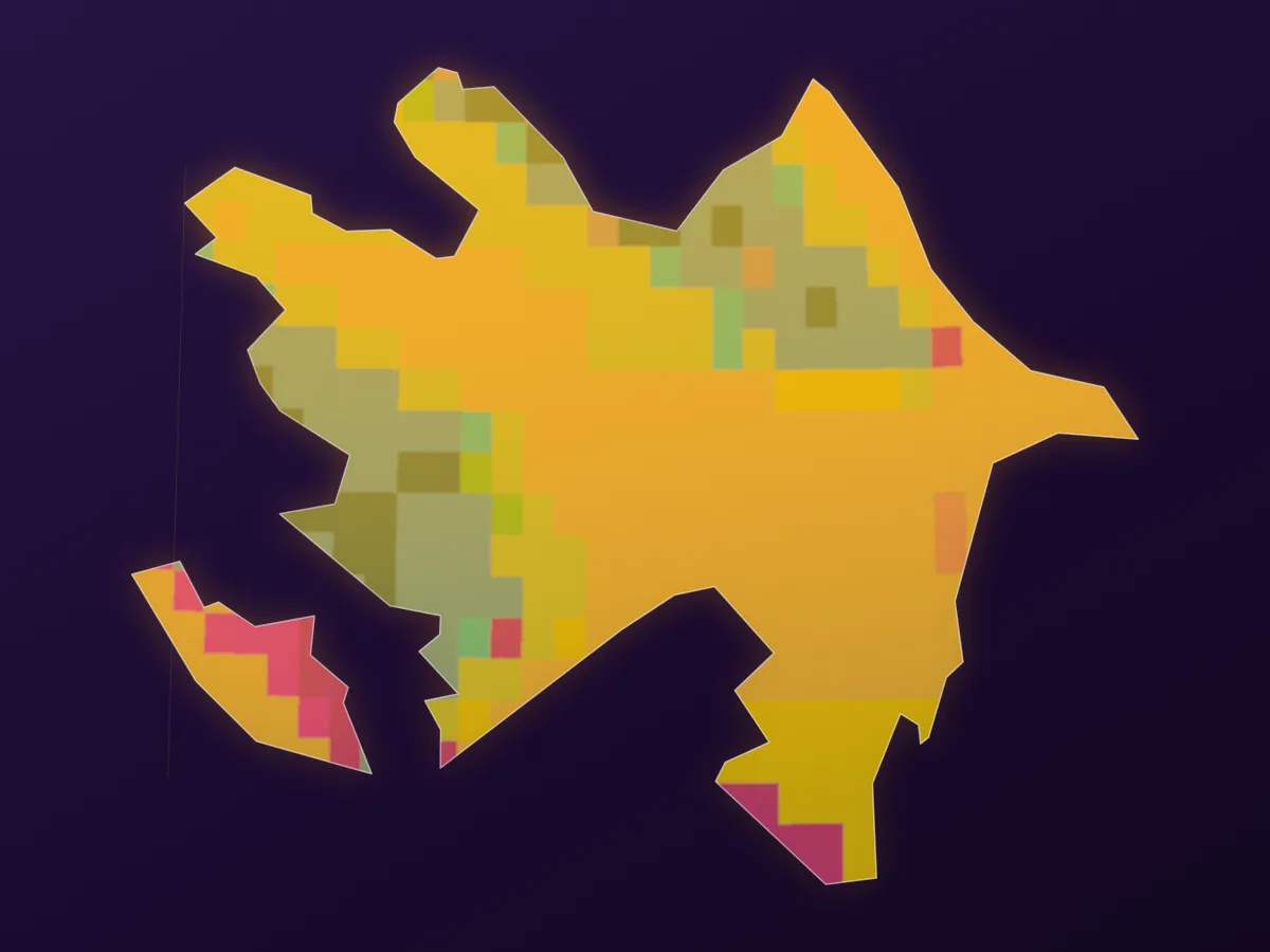 Map of Azerbaijan