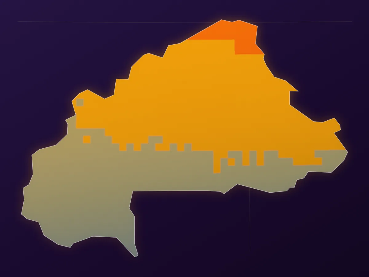 Map of Burkina Faso