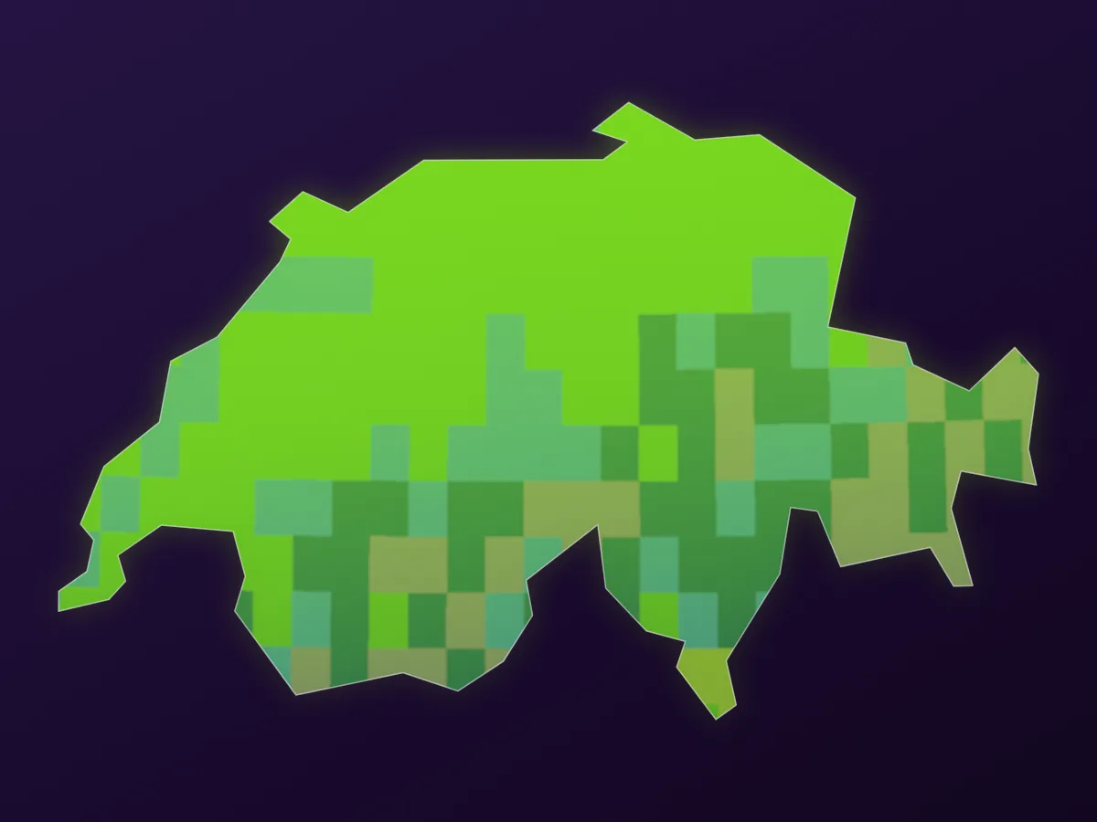 Map of Switzerland