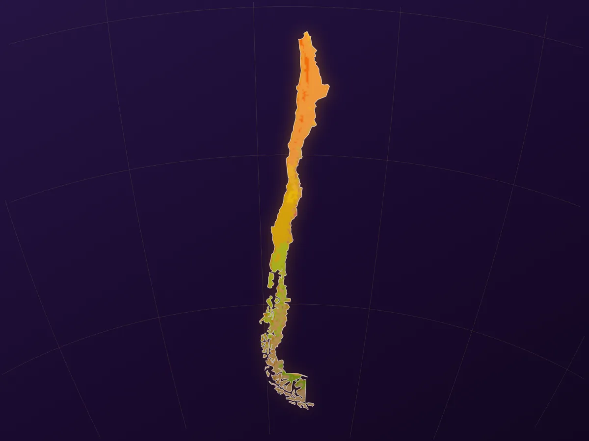 Map of Chile