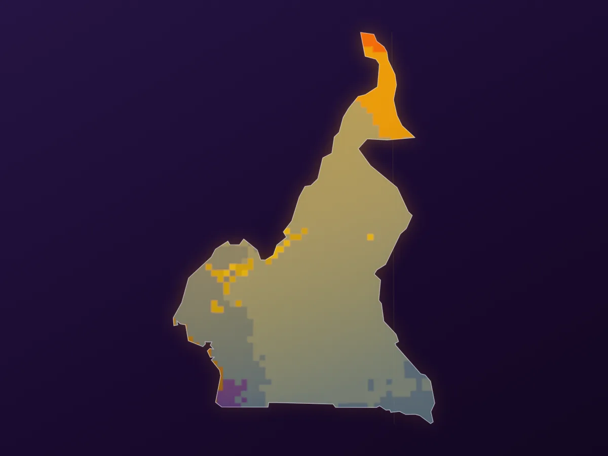Map of Cameroon