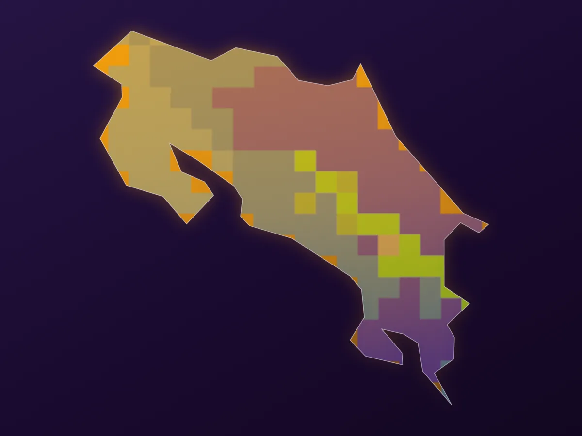 Map of Costa Rica