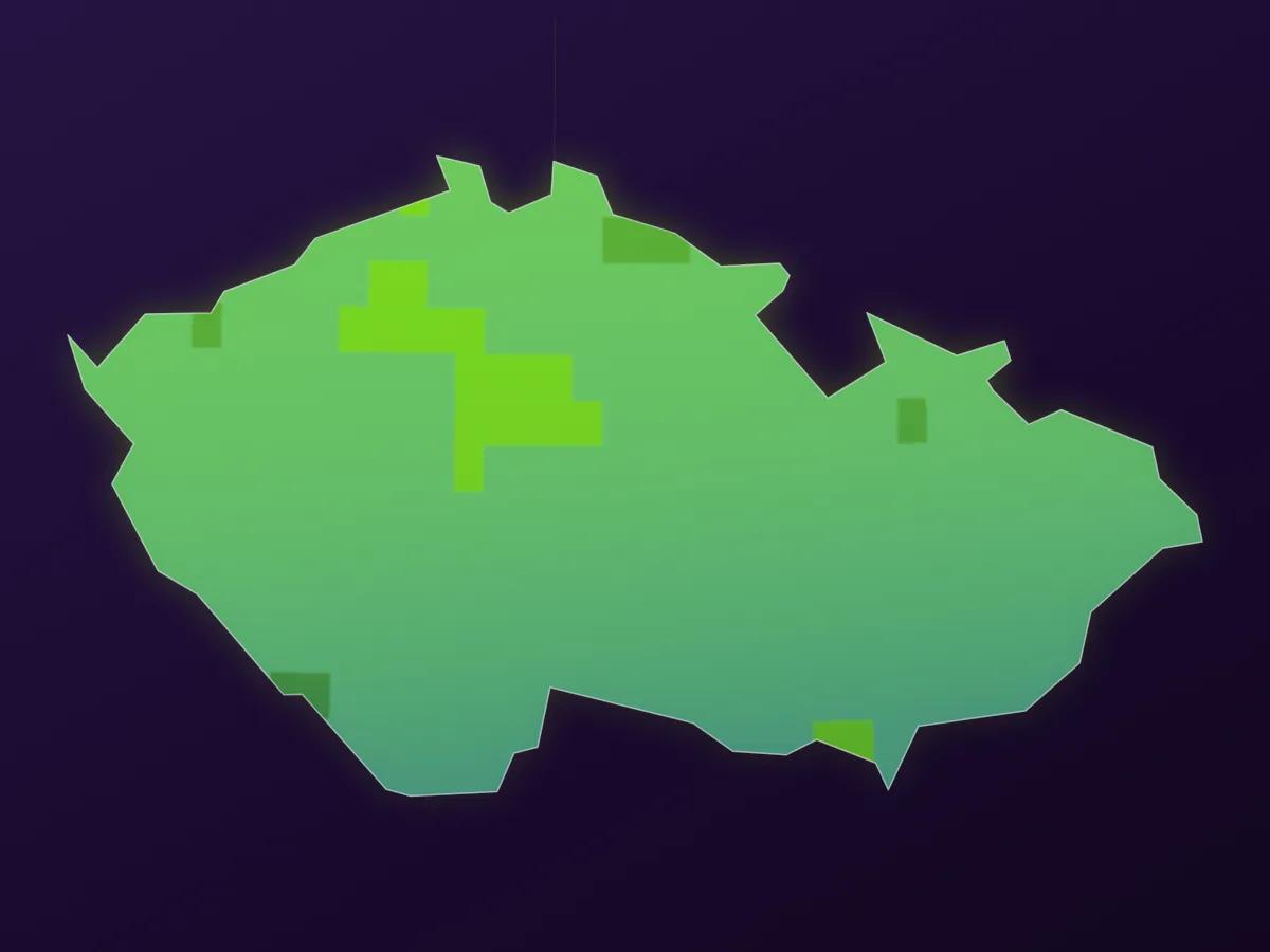 Map of Czechia