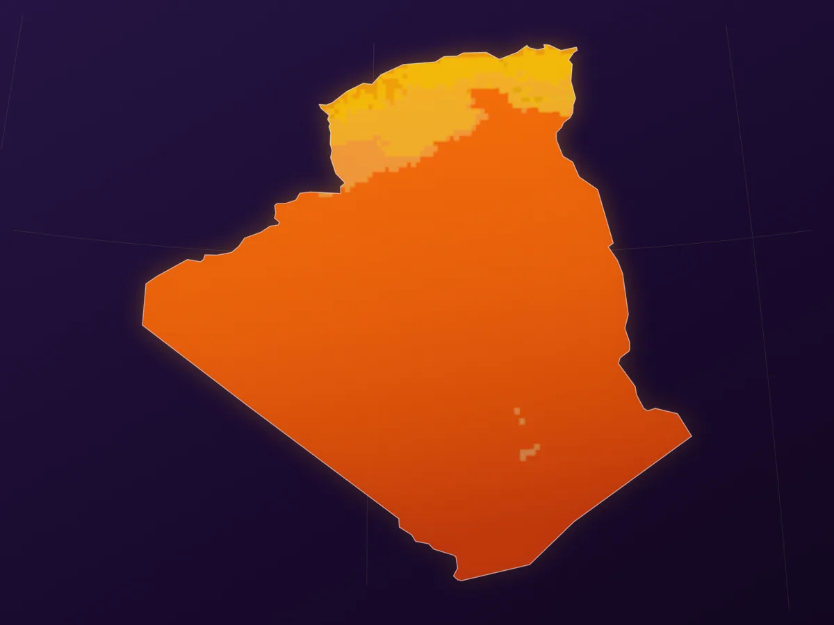 Map of Algeria