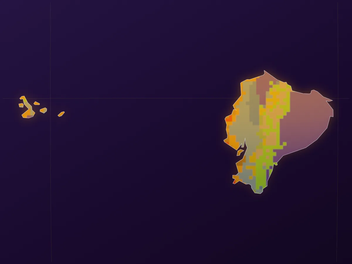 Map of Ecuador