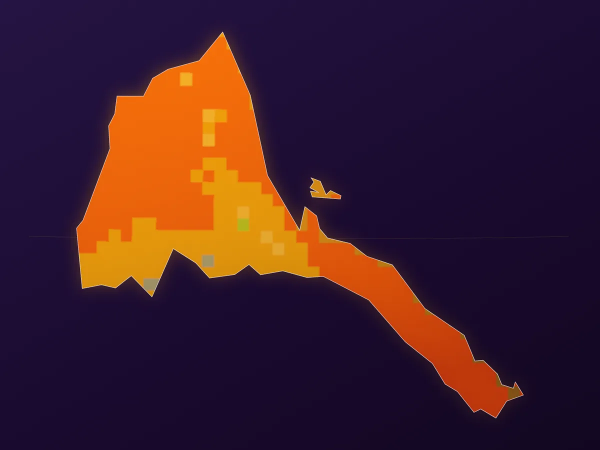 Map of Eritrea
