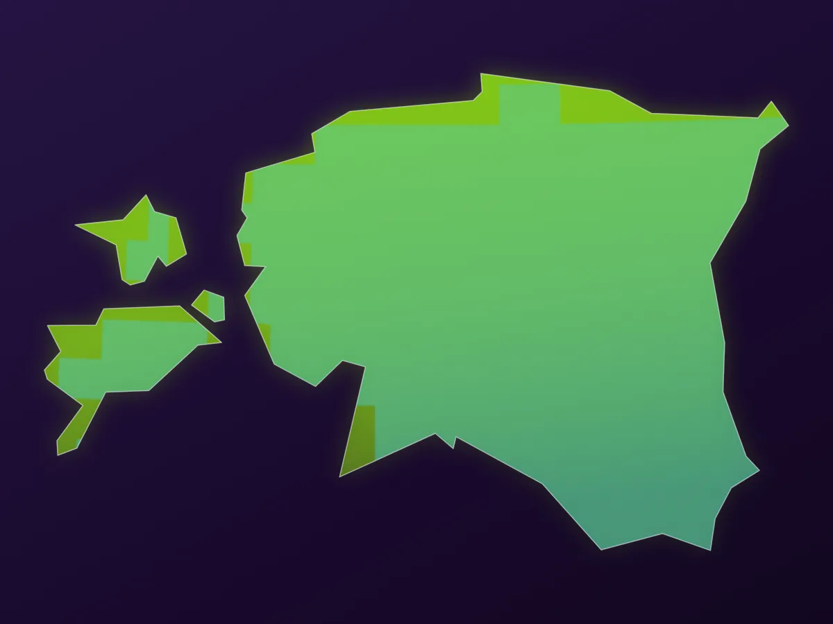 Map of Estonia