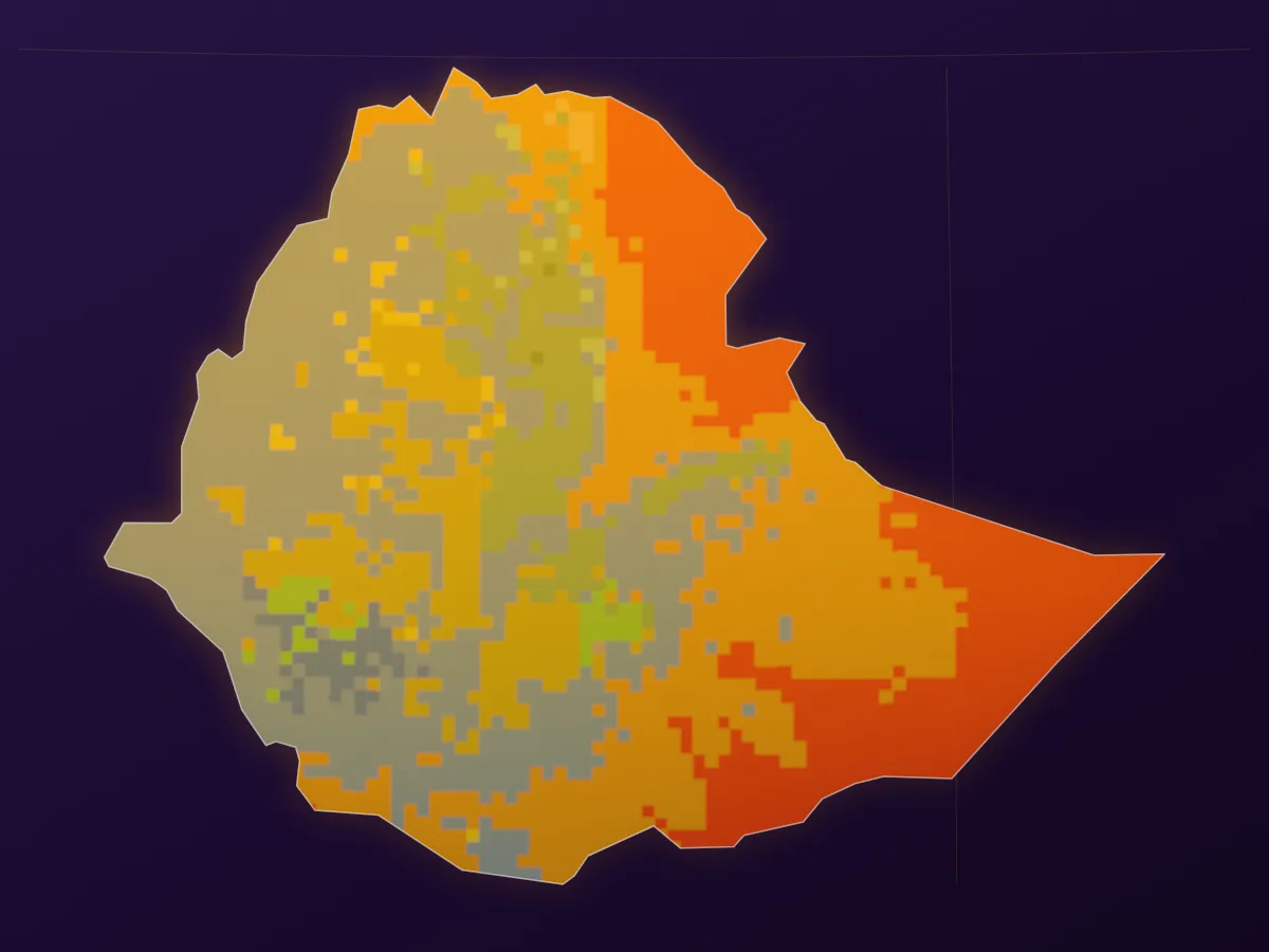 Map of Ethiopia
