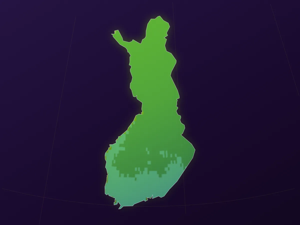 Map of Finland