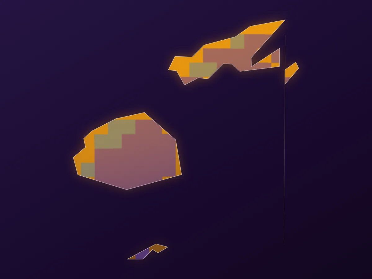Map of Fiji