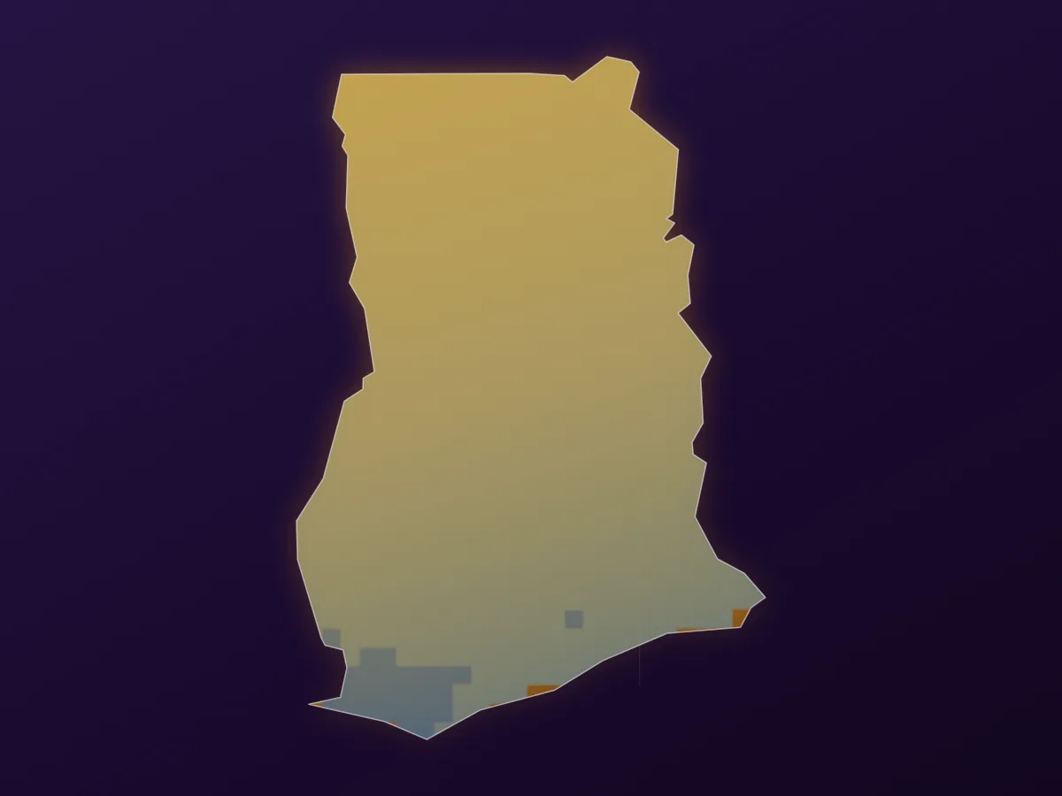 Map of Ghana