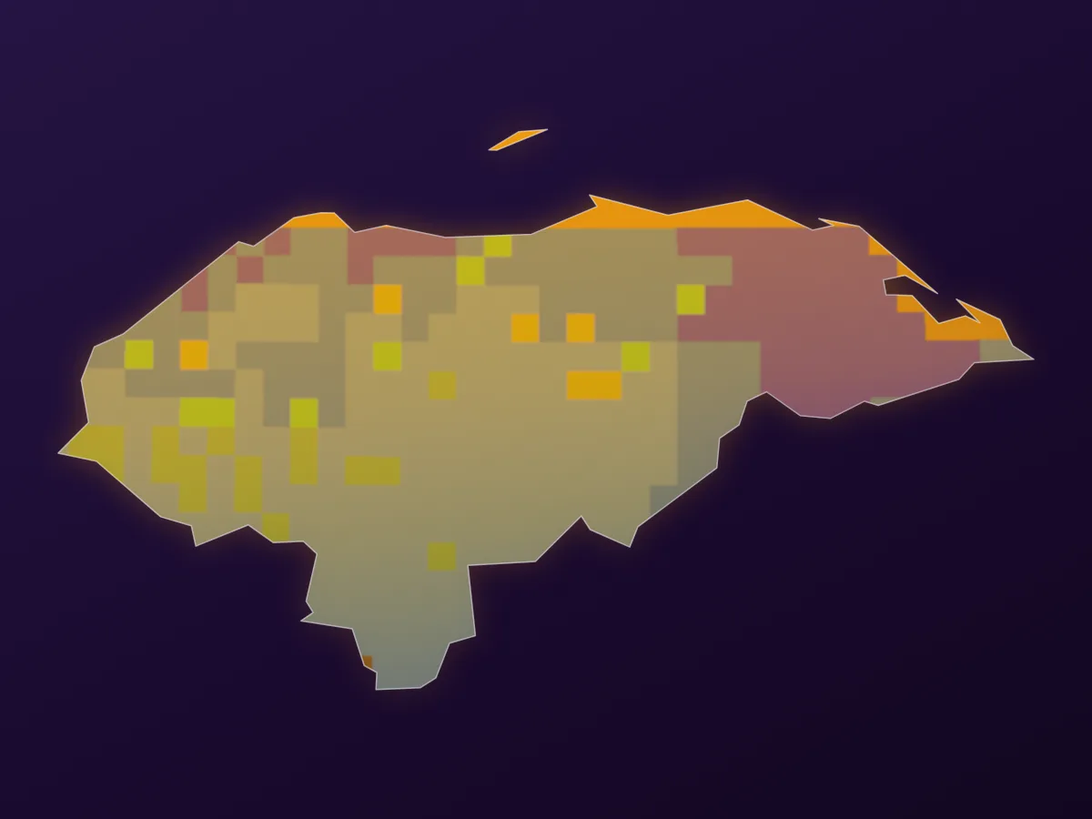 Map of Honduras