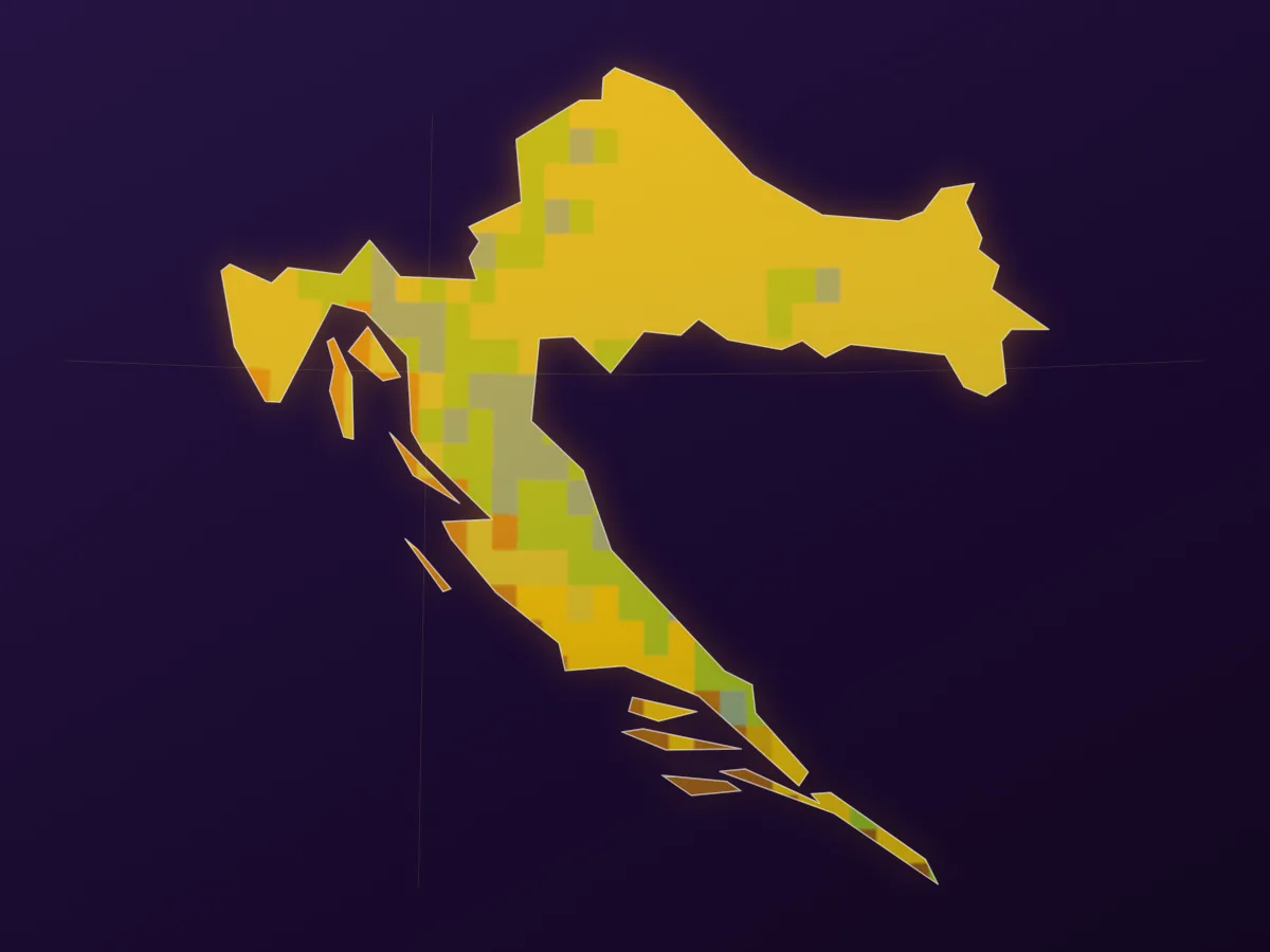 Map of Croatia