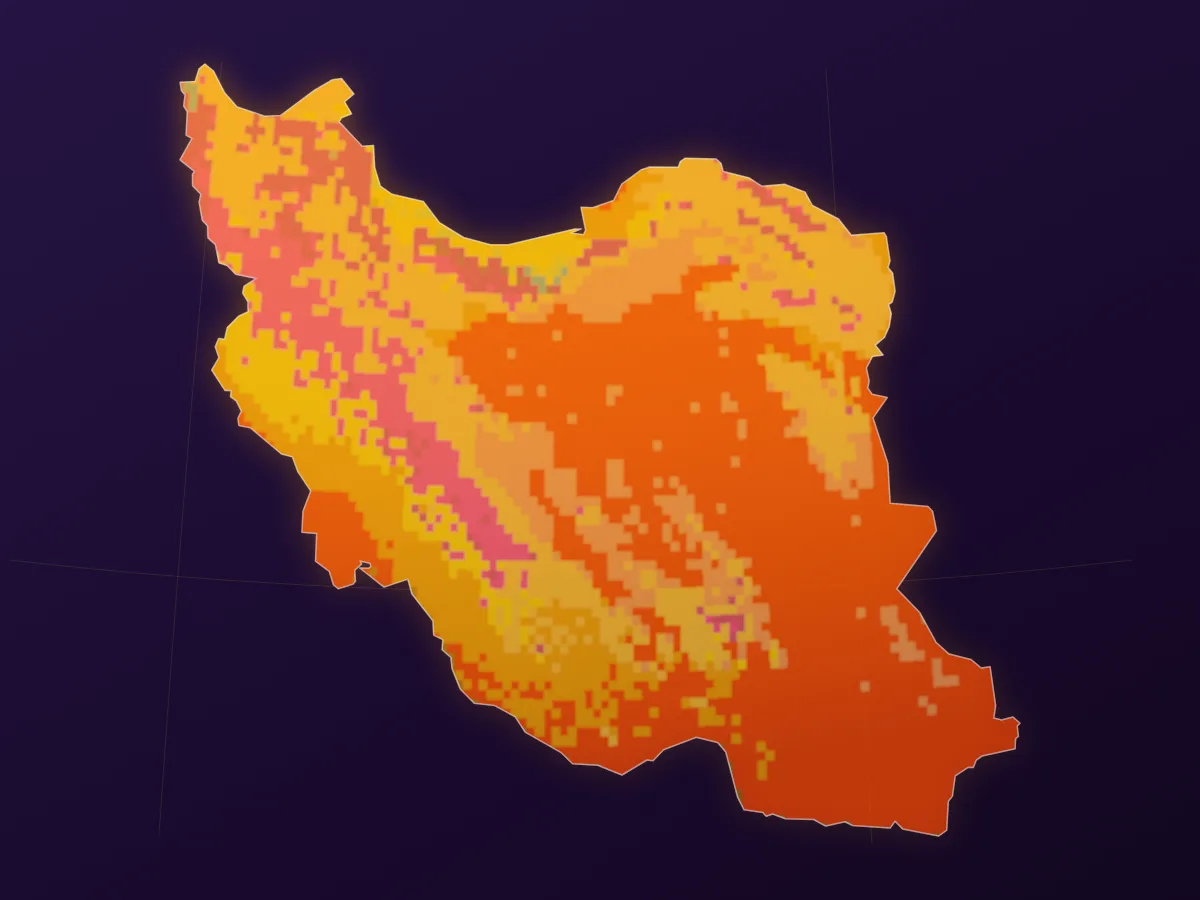 Map of Iran