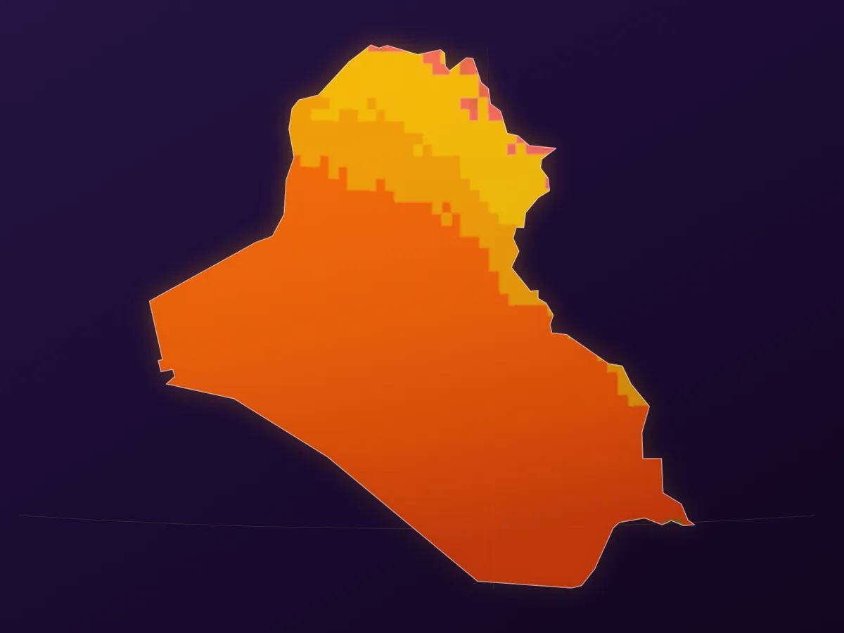 Map of Iraq