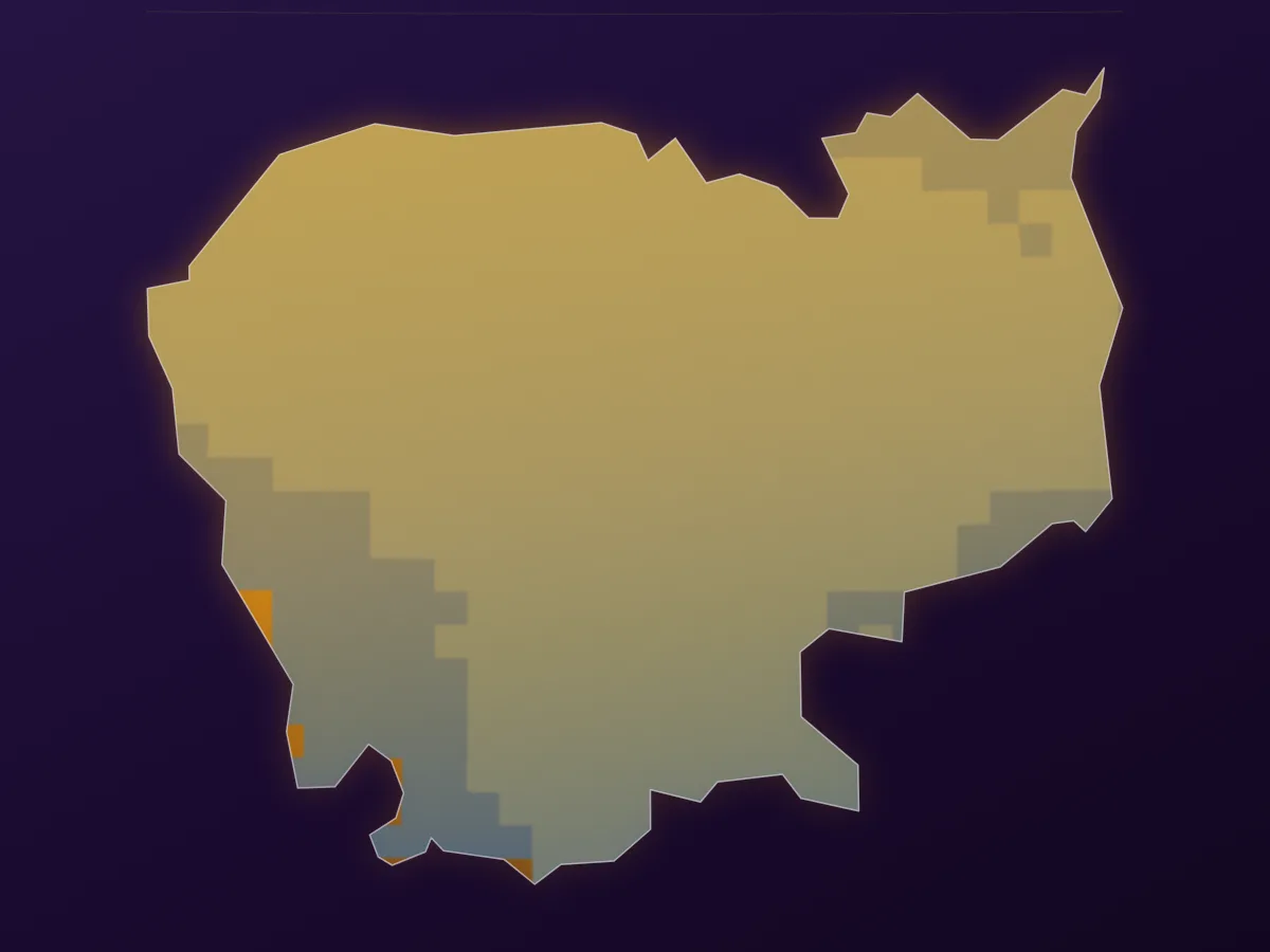 Map of Cambodia