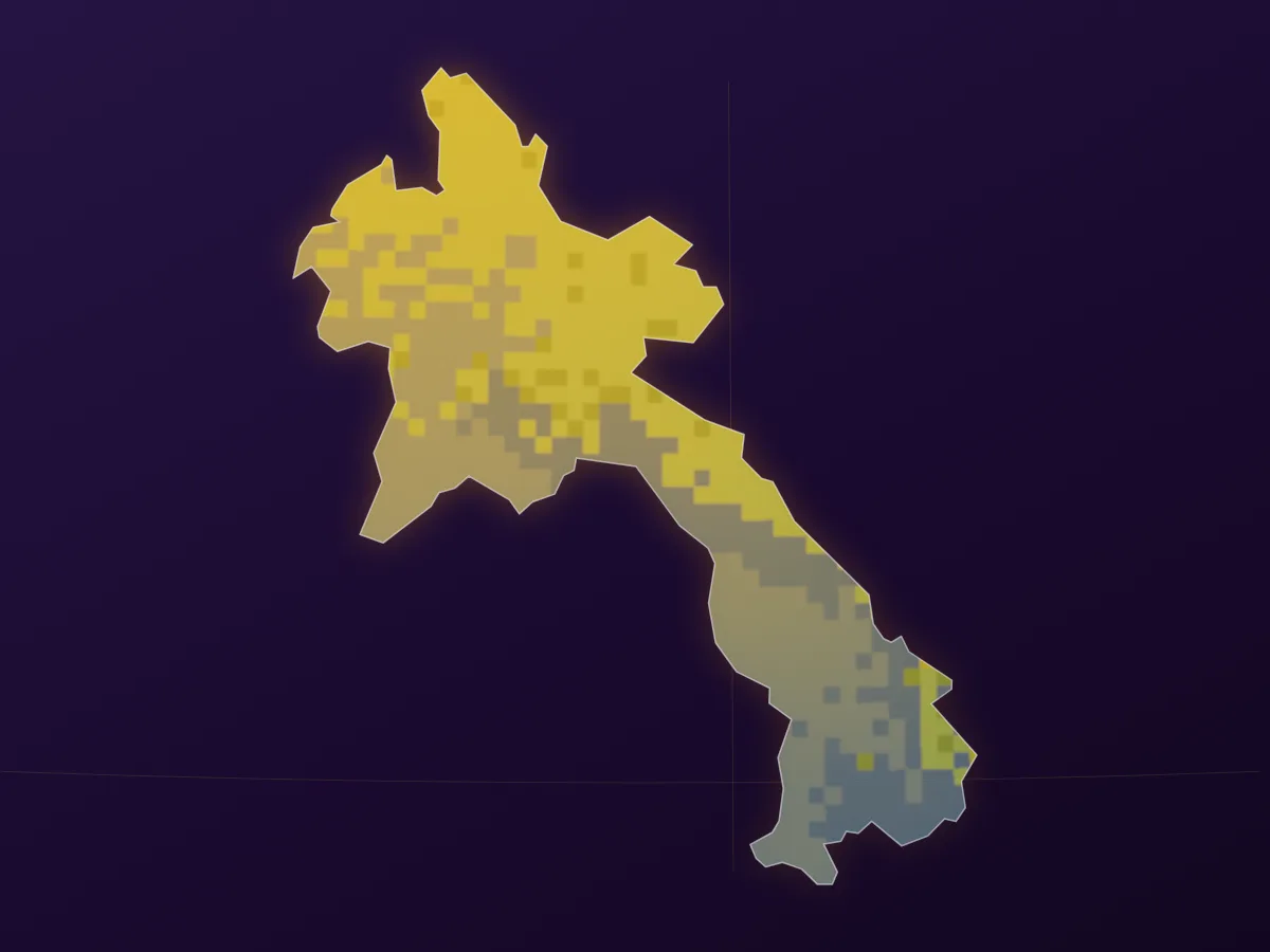 Map of Laos