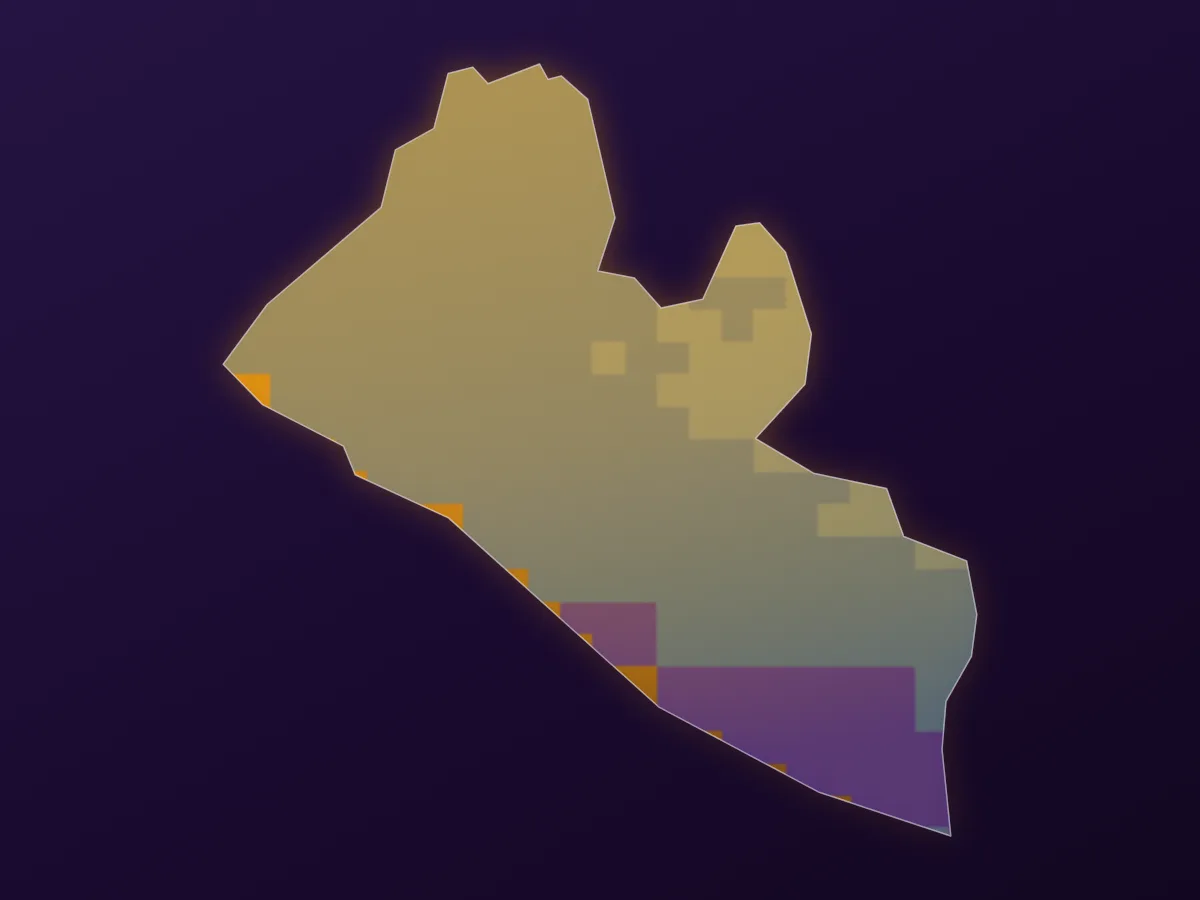 Map of Liberia