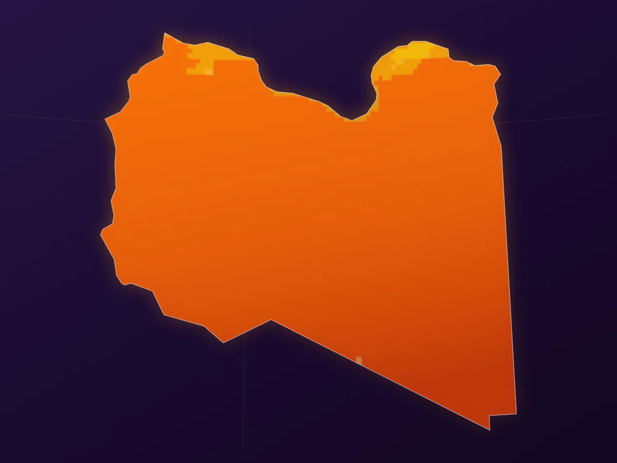 Map of Libya