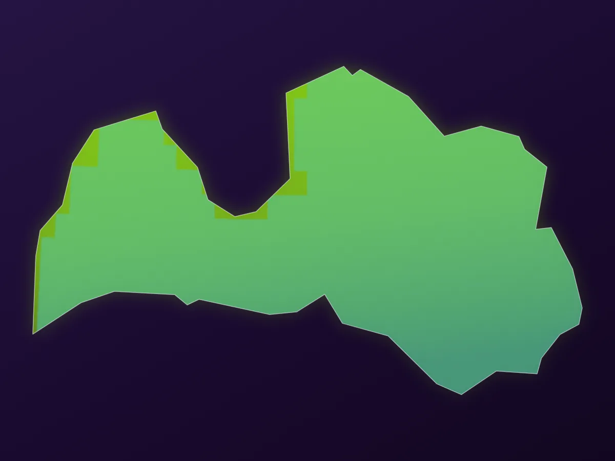 Map of Latvia
