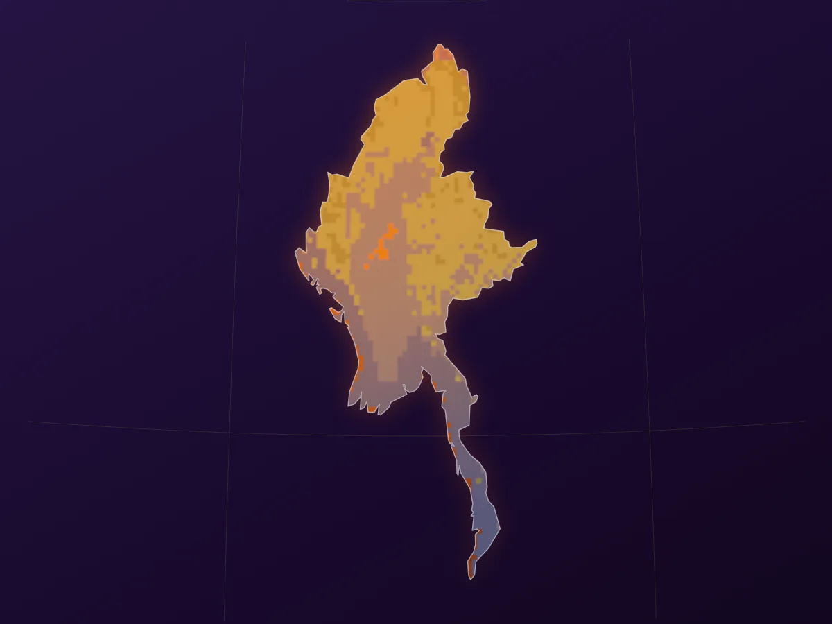 Map of Myanmar