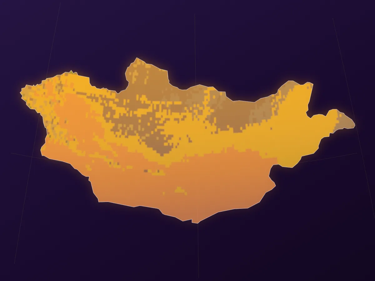 Map of Mongolia