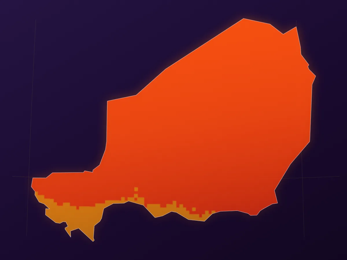 Map of Niger