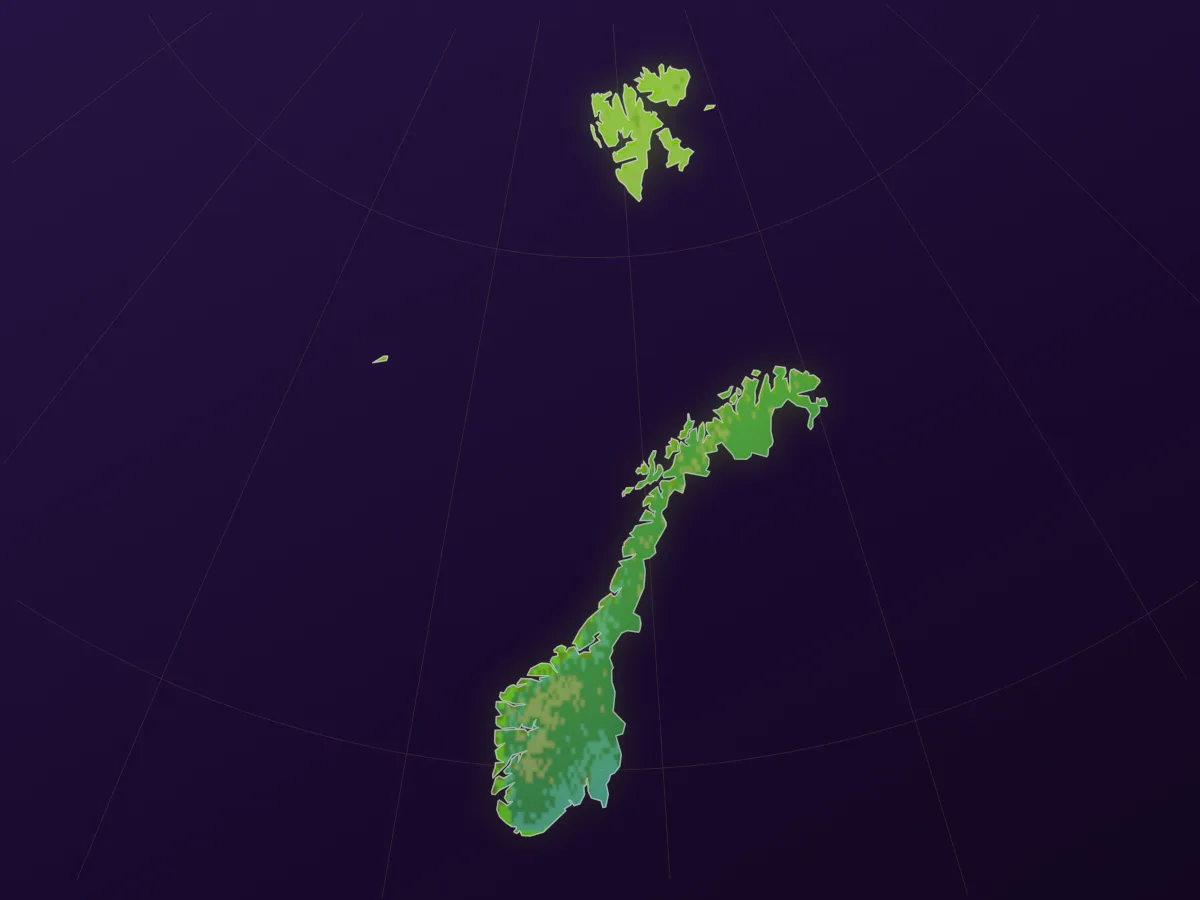 Map of Norway