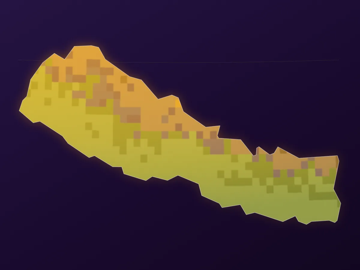 Map of Nepal