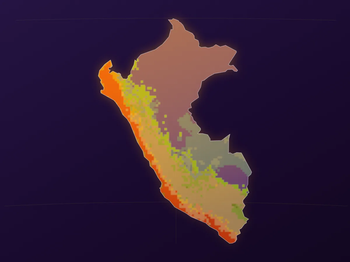 Map of Peru