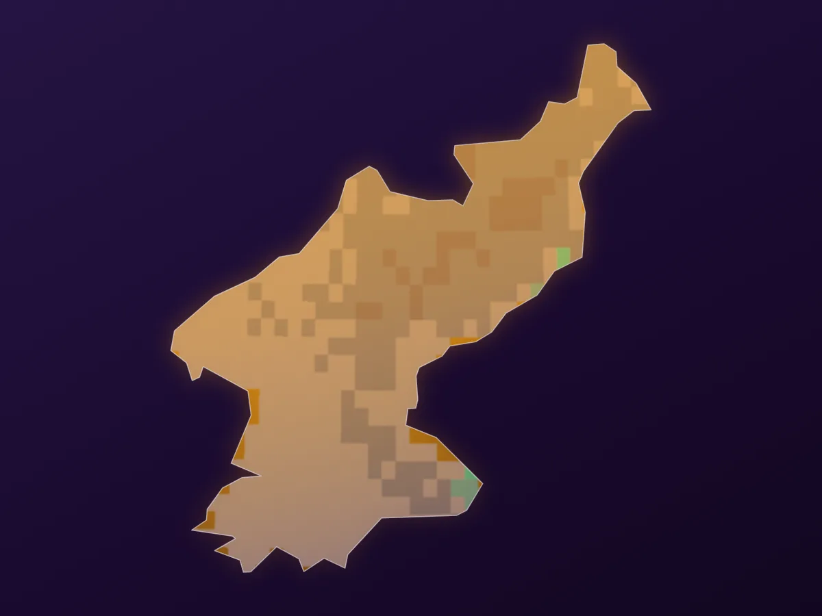 Map of North Korea