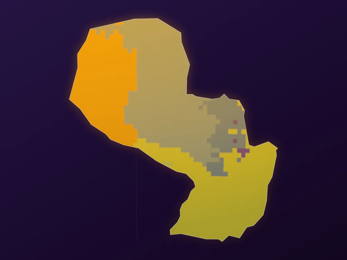 Map of Paraguay