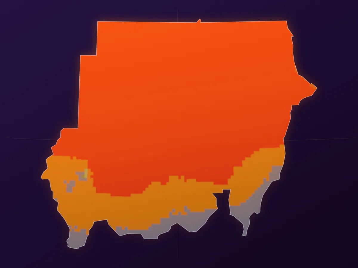 Map of Sudan