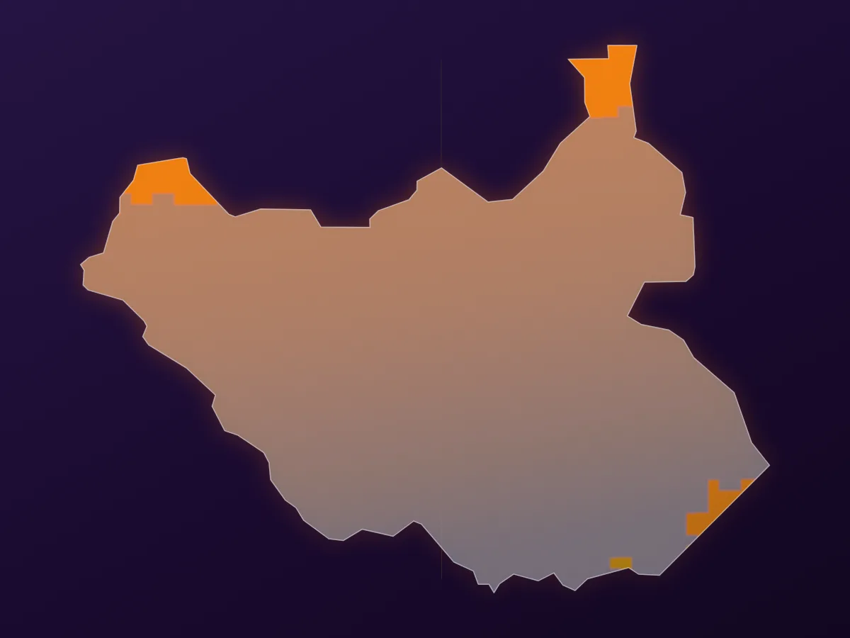 Map of S. Sudan