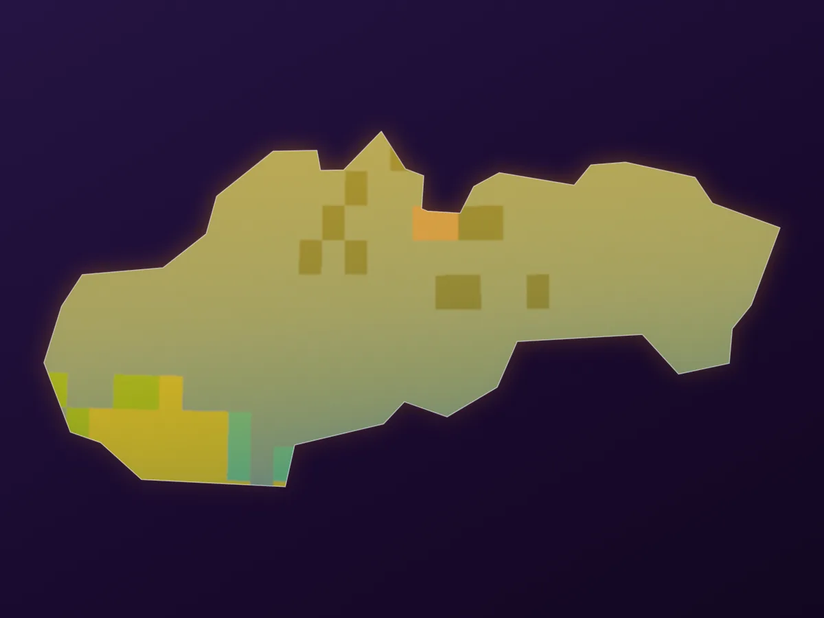 Map of Slovakia