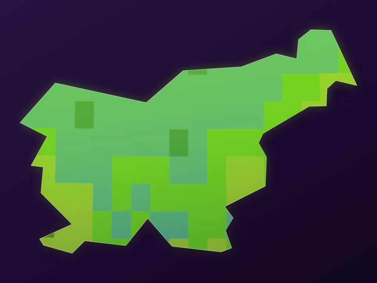 Map of Slovenia