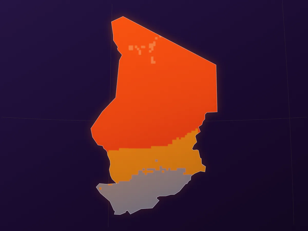 Map of Chad