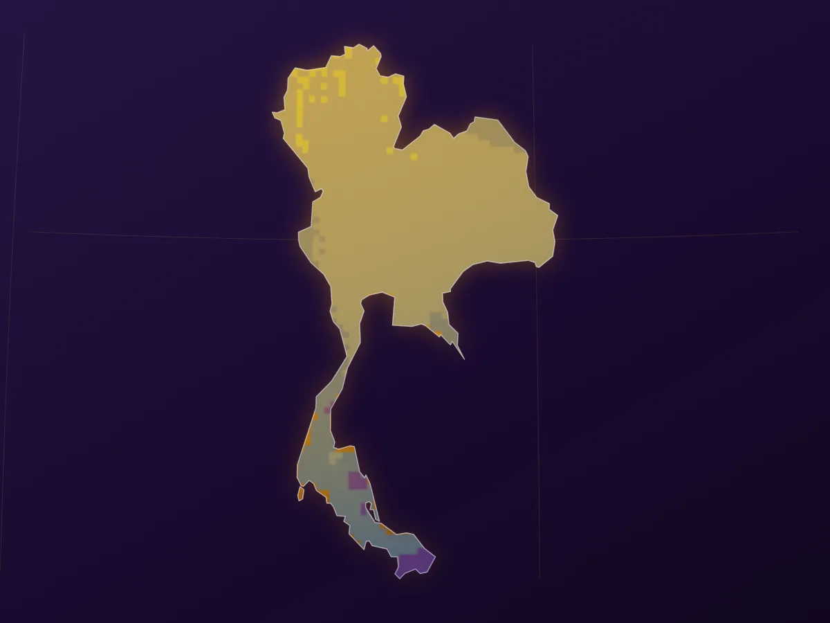 Map of Thailand