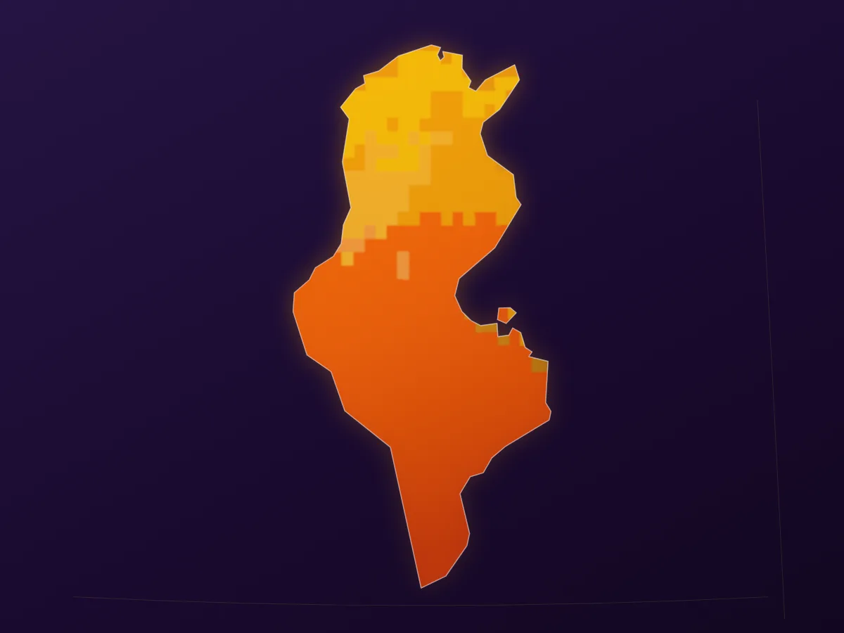 Map of Tunisia