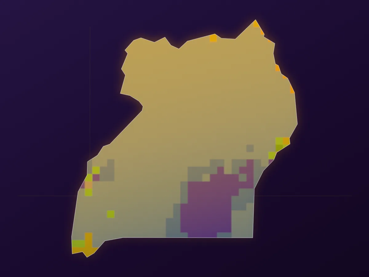 Map of Uganda