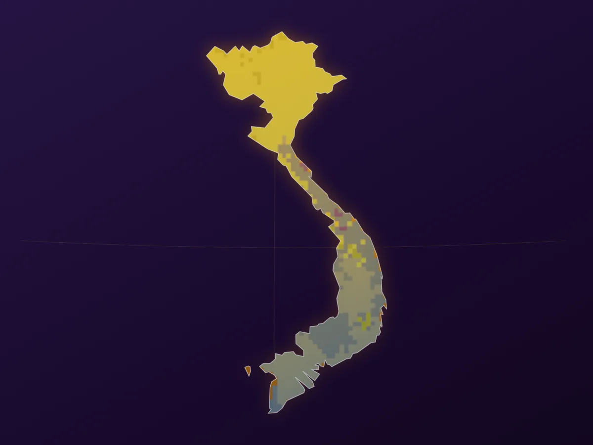 Map of Vietnam