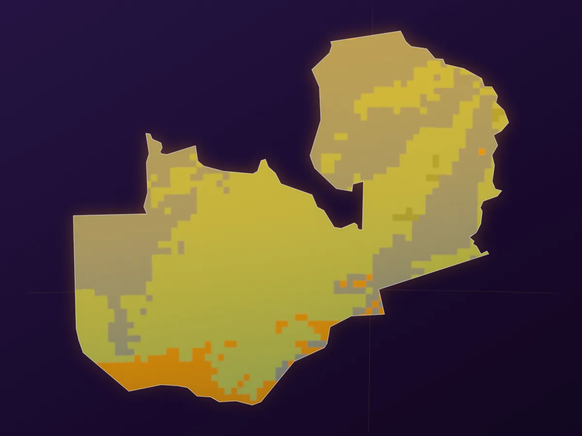 Map of Zambia
